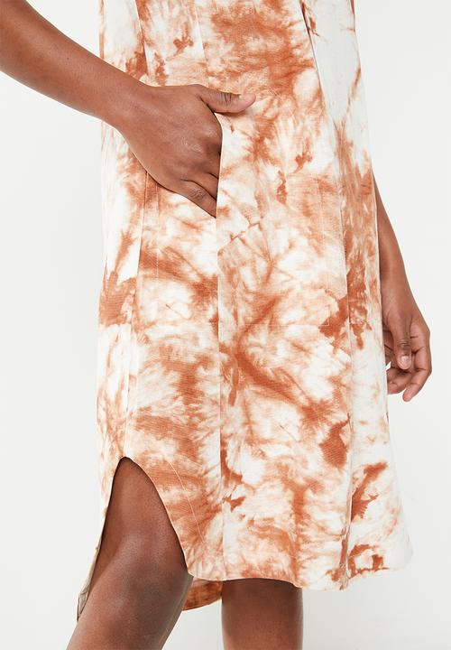 AMANDA LAIRD CHERRY - Innes - clay / white tie dye