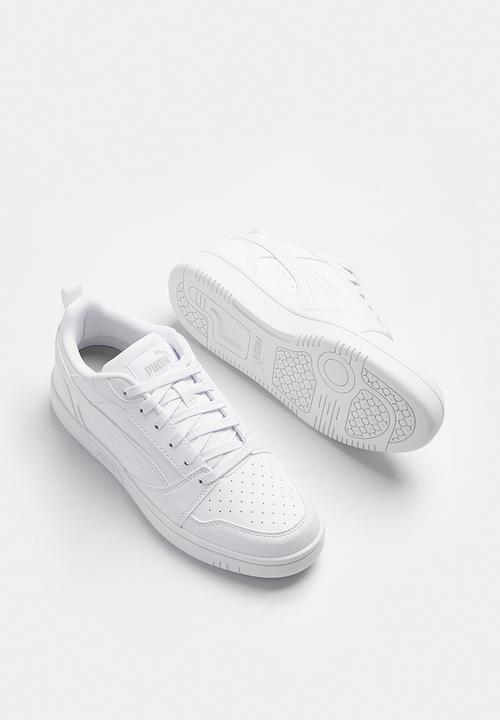 PUMA - Rebound v6 lo jr - white/grey