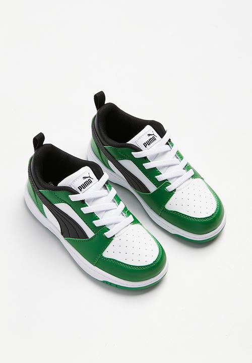 PUMA - Rebound V6 Lo AC Inf - White/Black/Green
