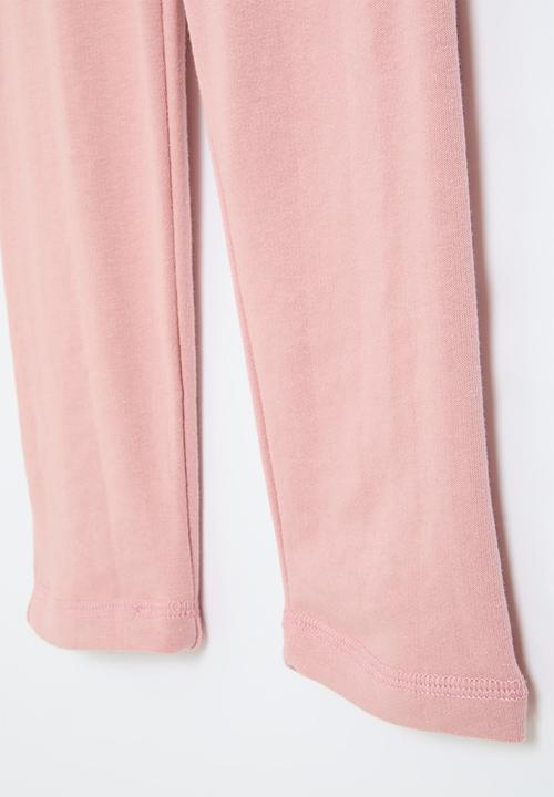 MINOTI - loopback fleece jogger - pink