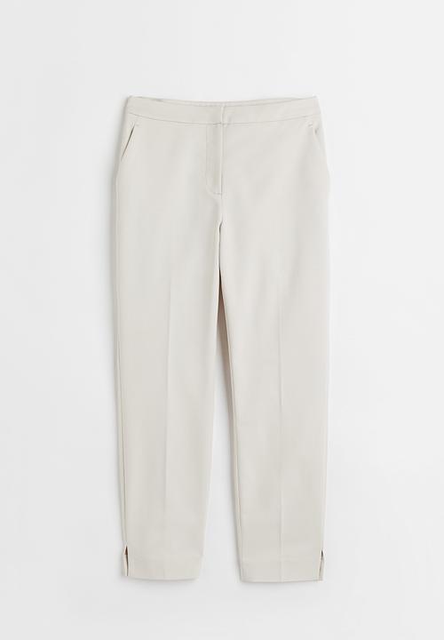 H&M - Tailored trousers - light greige
