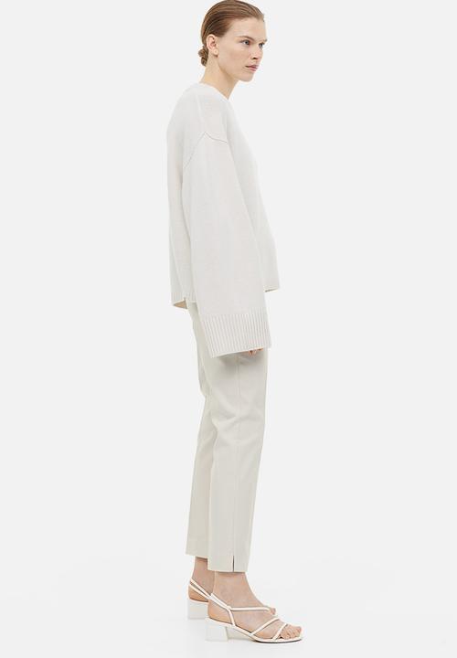 H&M - Tailored trousers - light greige