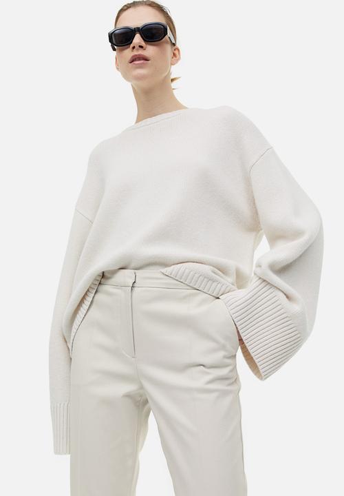 H&M - Tailored trousers - light greige