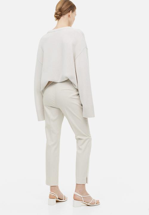 H&M - Tailored trousers - light greige