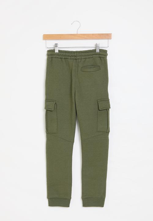 MINOTI - Fleece combat jogpant - khaki