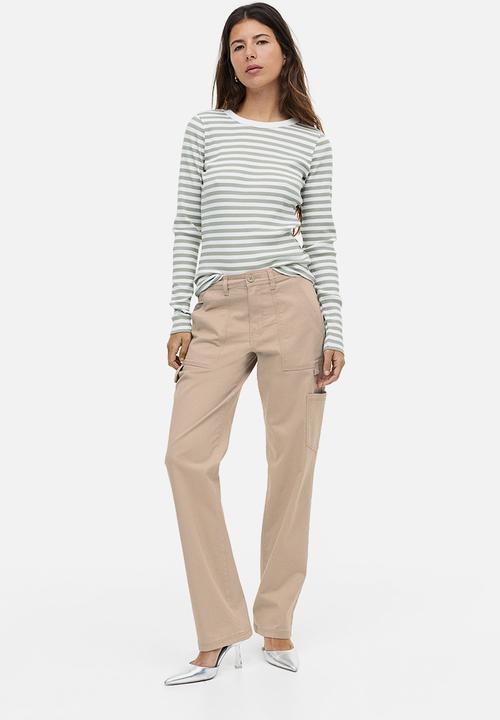 H&M - Twill utility trousers - beige