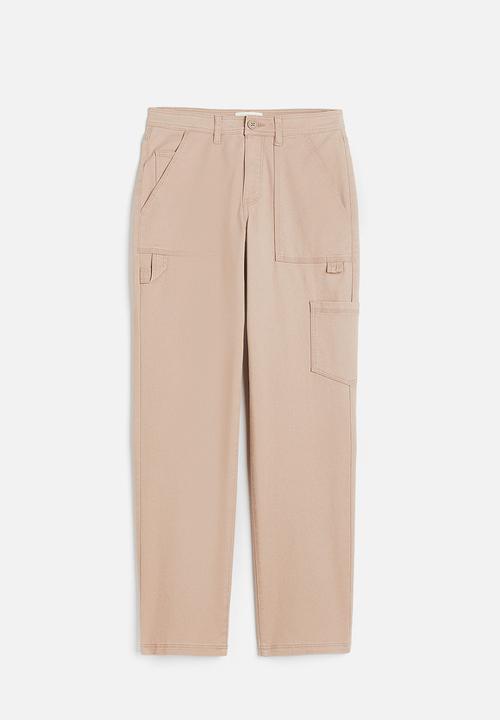 H&M - Twill utility trousers - beige