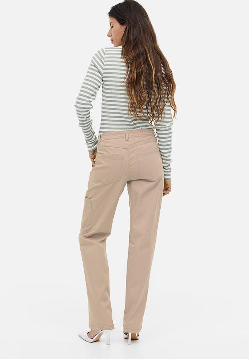 H&M - Twill utility trousers - beige