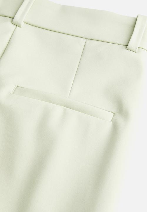 H&M - Cigarette trousers - light green