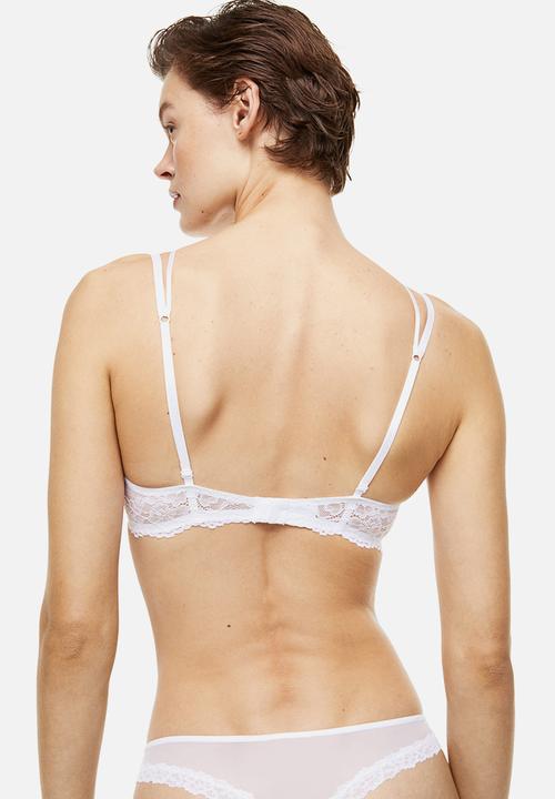 H&M - 2-Pack brazilian briefs - white 