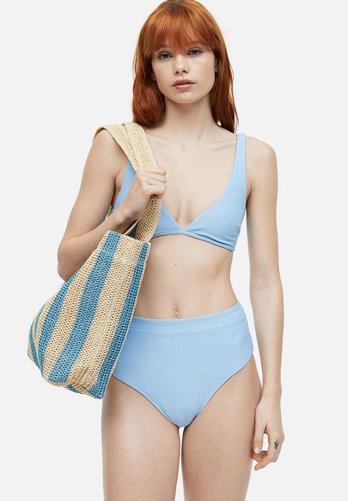 H&M - Brazilian bikini bottoms - light blue
