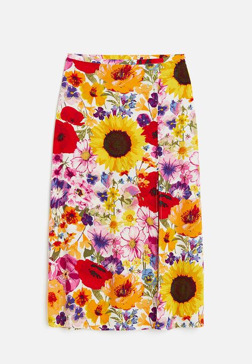 H&M - Crêpe skirt - multi