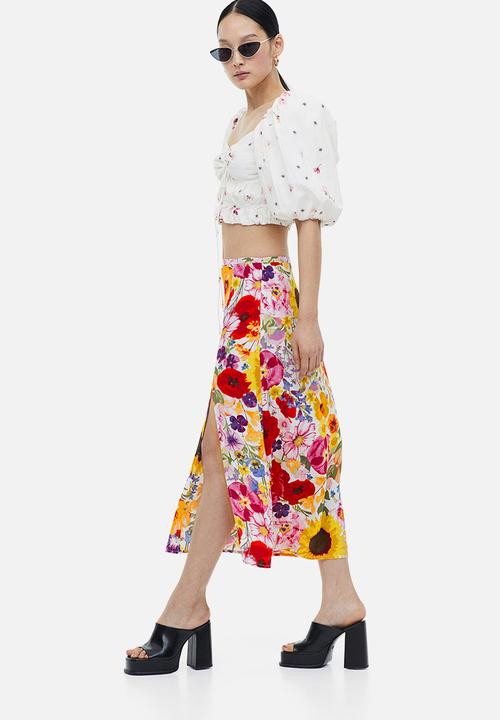 H&M - Crêpe skirt - multi