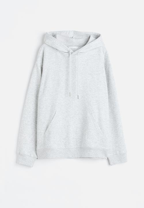 H&M - Hooded top - light grey marl 