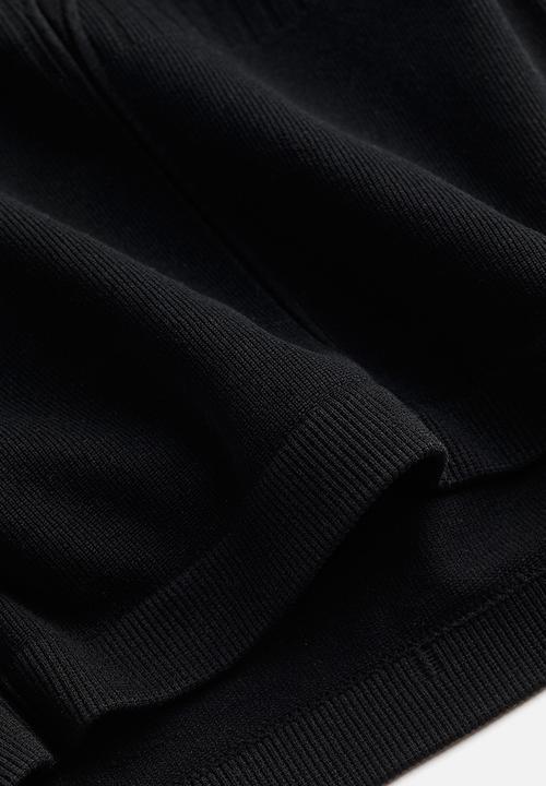 H&M - Drymove™ seamless cropped sports top - black