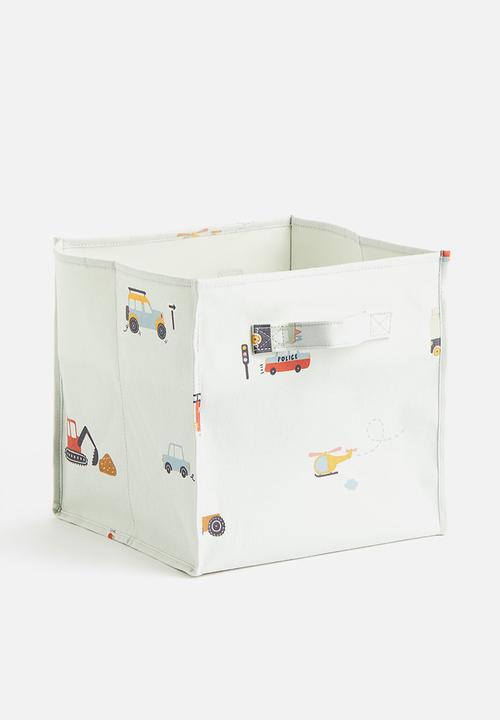 H&M - Printed storage basket - green,multi