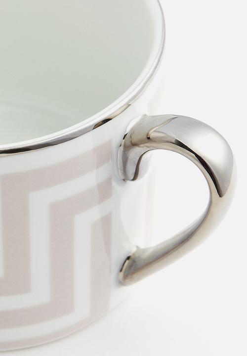 H&M - Porcelain cup - grey,multi