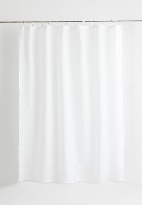 Shower curtain - white