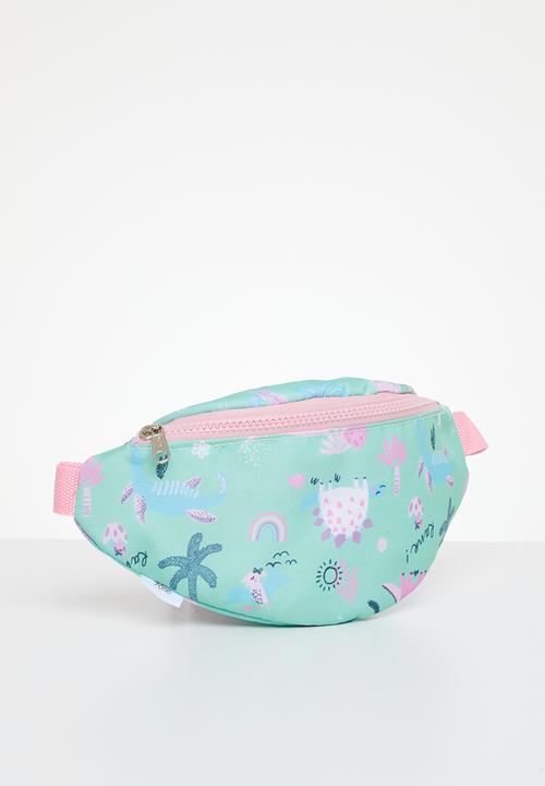Ree Collective - The moonbag dino girl - mint