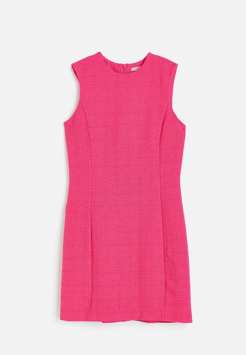 H&M - Sleeveless bouclé dress - pink