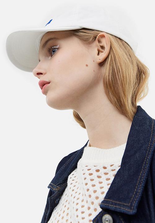 H&M - Embroidered cap - multi,white