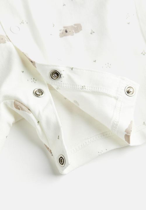 H&M - 3-pack cotton pyjamas - light beige / koalas 