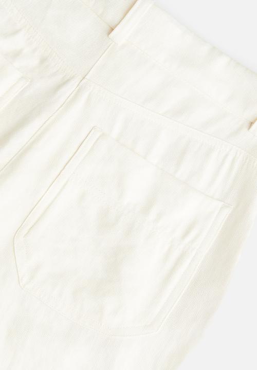 H&M - Straight trousers - white
