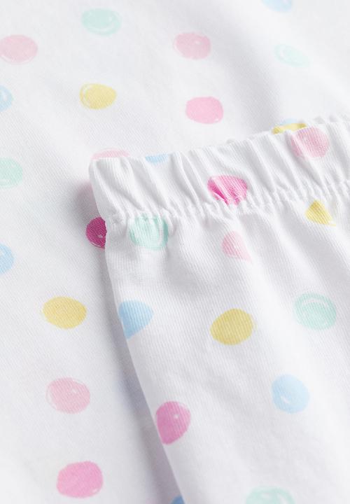 H&M - Cotton pyjamas - white spotted 