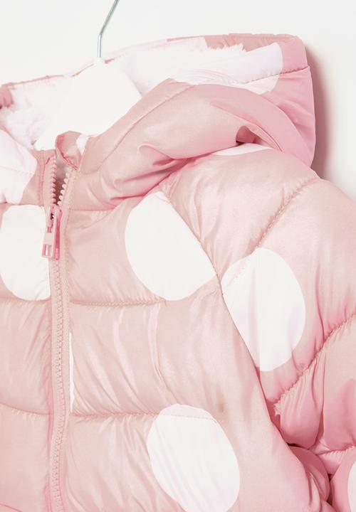 MINOTI - Puffa coat with ao spots - pink