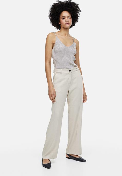 H&M - Shimmering vest top - silver