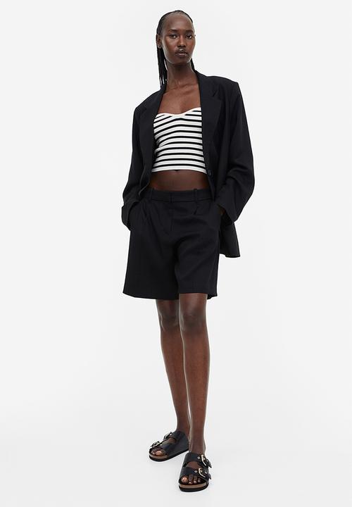 H&M - Two-strap slides - black