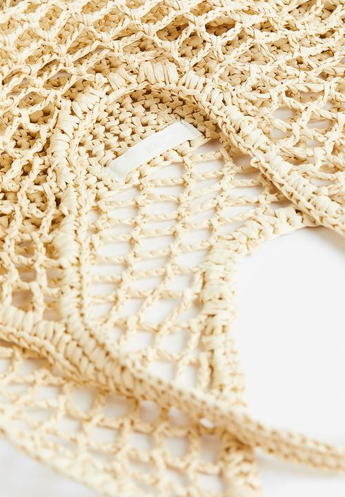 H&M - Crochet-look shopper - beige