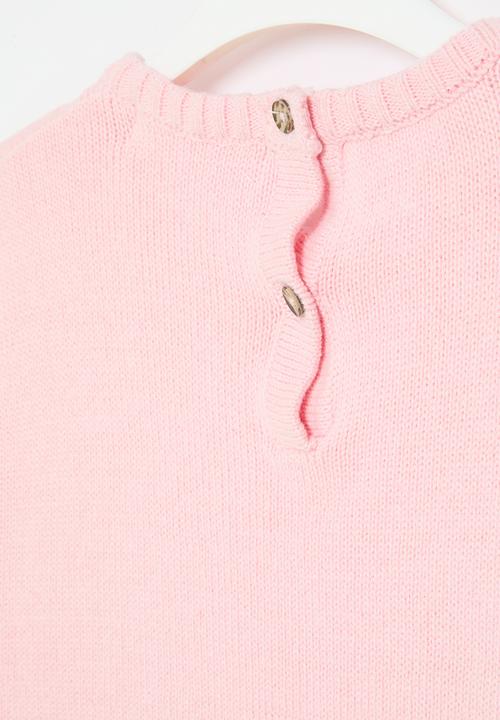 MINOTI - Textured knit jumper - pink