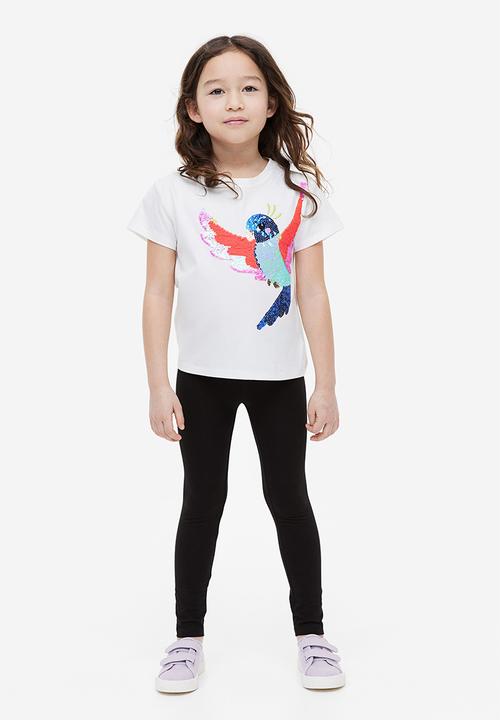 H&M - 2-pack leggings - black