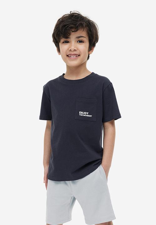 H&M - 3-pack cotton jersey shorts - grey