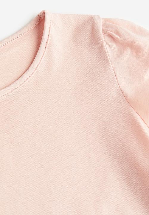 H&M - Cotton jersey top - light pink