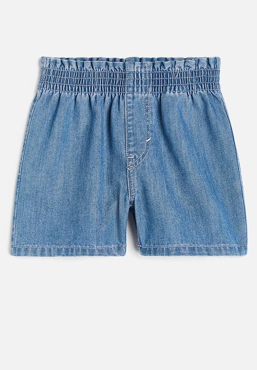 H&M - Loose fit denim shorts - blue