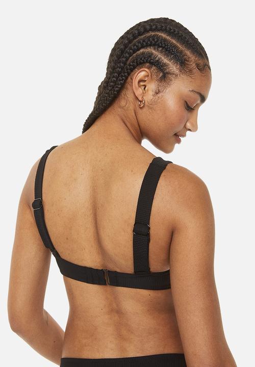H&M - Push-up bikini top - black
