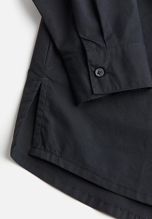 H&M - Printed cotton shirt - black
