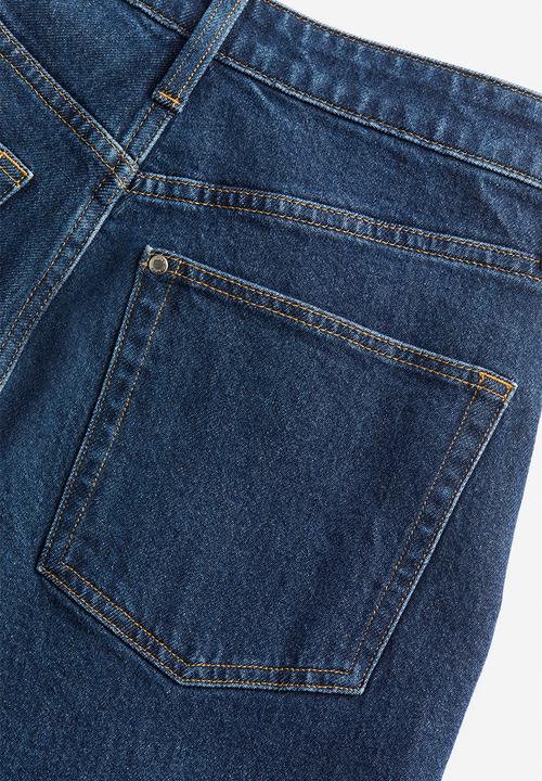 H&M - Vintage mom fit ultra high ankle jeans - denim blue