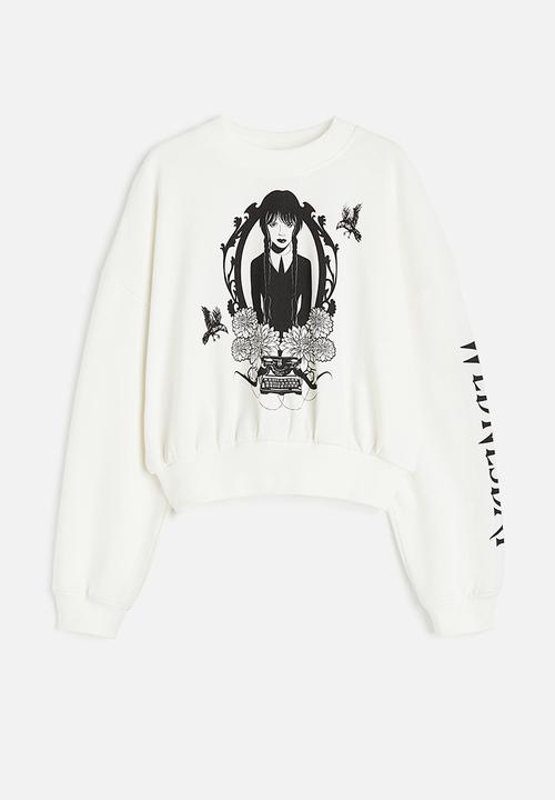 H&M - Oversized sweatshirt - white