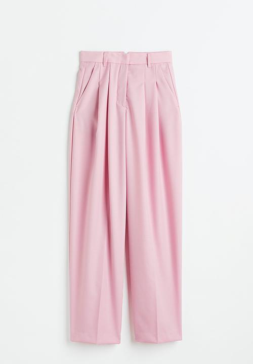 H&M - Tailored trousers - light pink