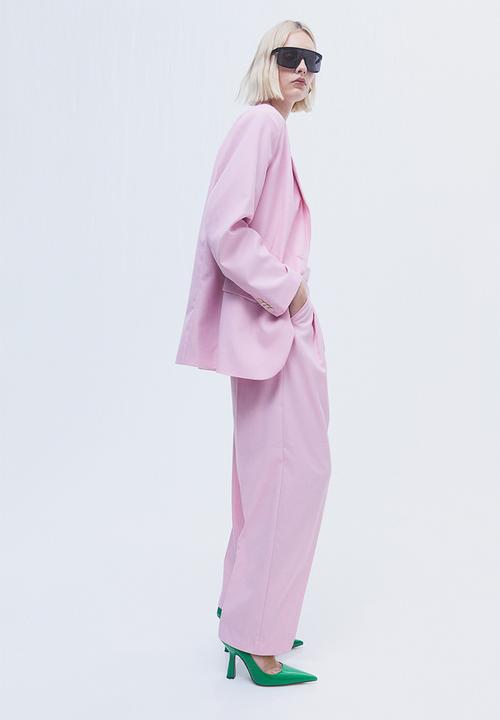 H&M - Tailored trousers - light pink