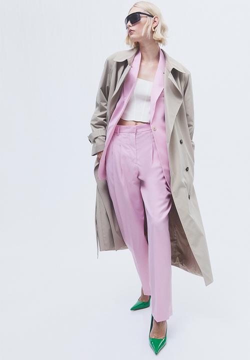 H&M - Tailored trousers - light pink