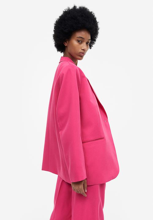 H&M - Single-breasted blazer - cerise