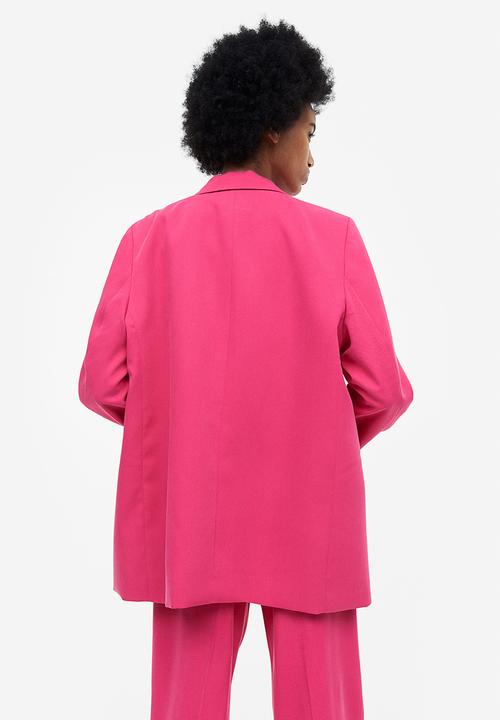 H&M - Single-breasted blazer - cerise