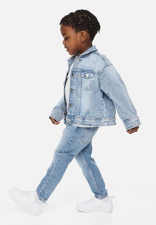 H&M - Relaxed tapered fit jeans - denim blue 