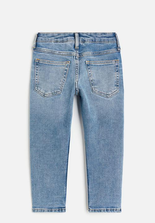 H&M - Relaxed tapered fit jeans - denim blue 