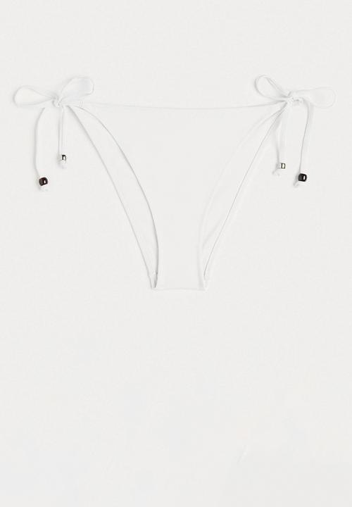 H&M - Tie tanga bikini bottoms - white