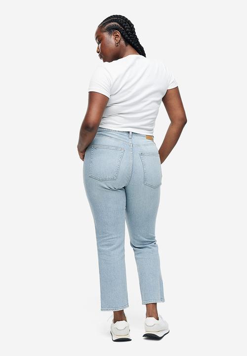 H&M - Curvy fit vintage mom ultra high jeans - light denim blue